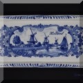 P53. Small Delft serving plate. 5.5” x 11” - $14 